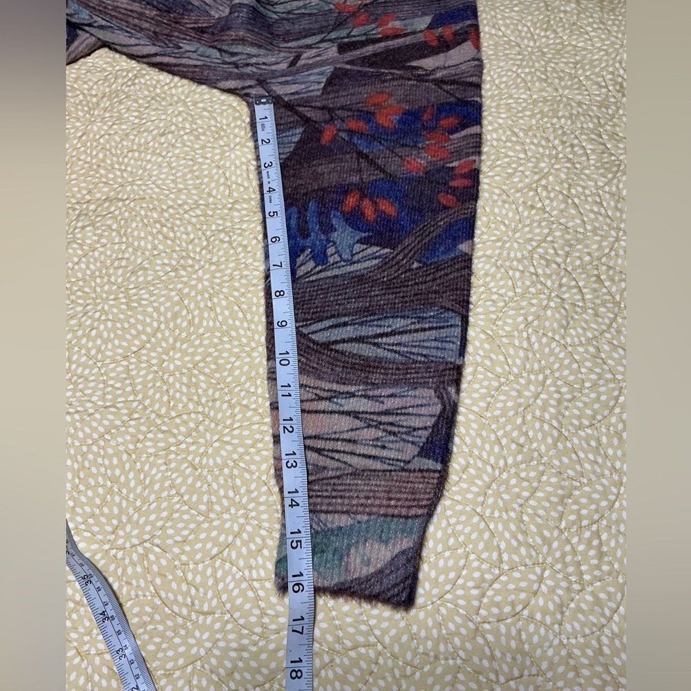 EUC Togputel Multicolor Forest Print Sweater Large - Picture 7 of 9